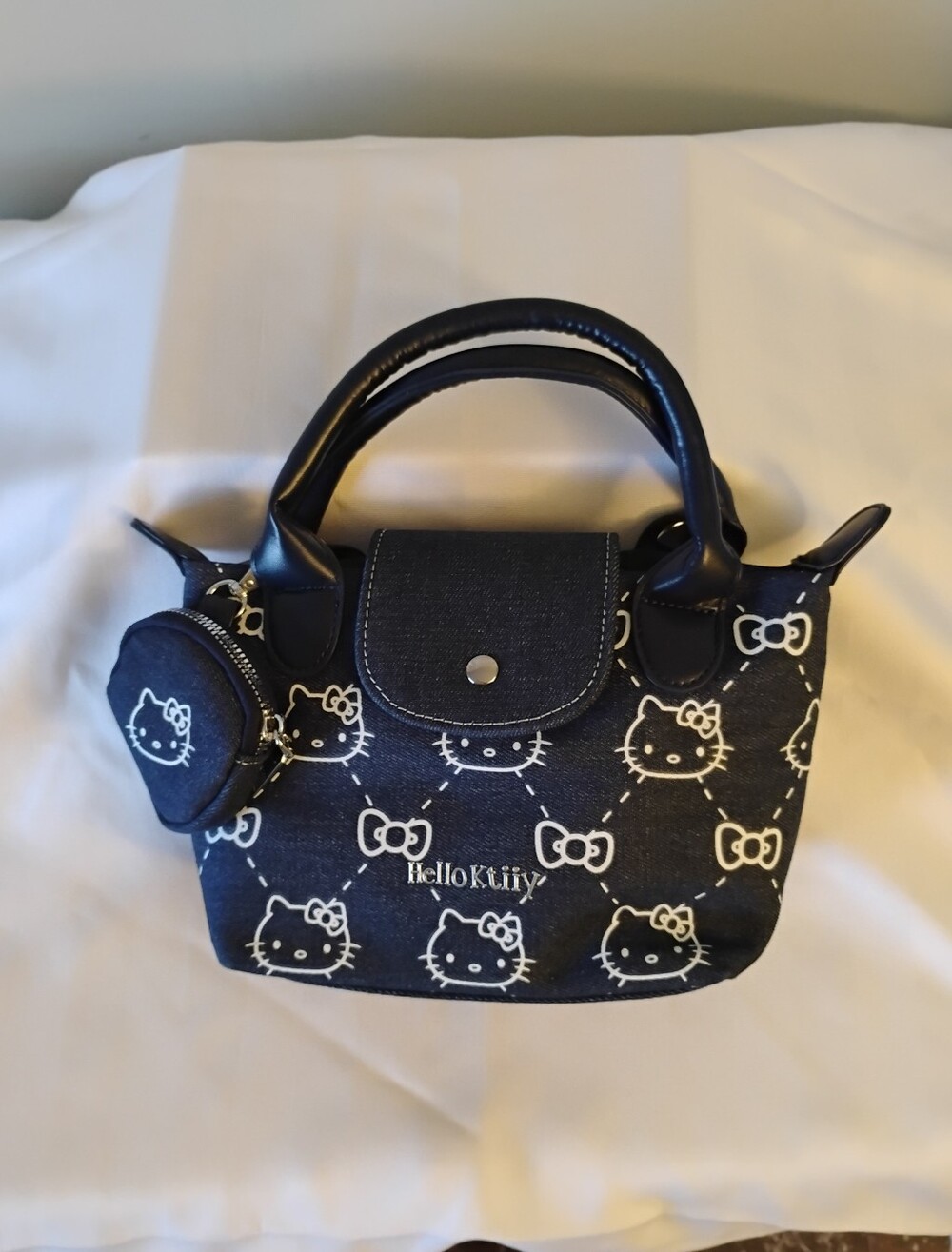Denim HELLO KTIIY Crossbody 🐱